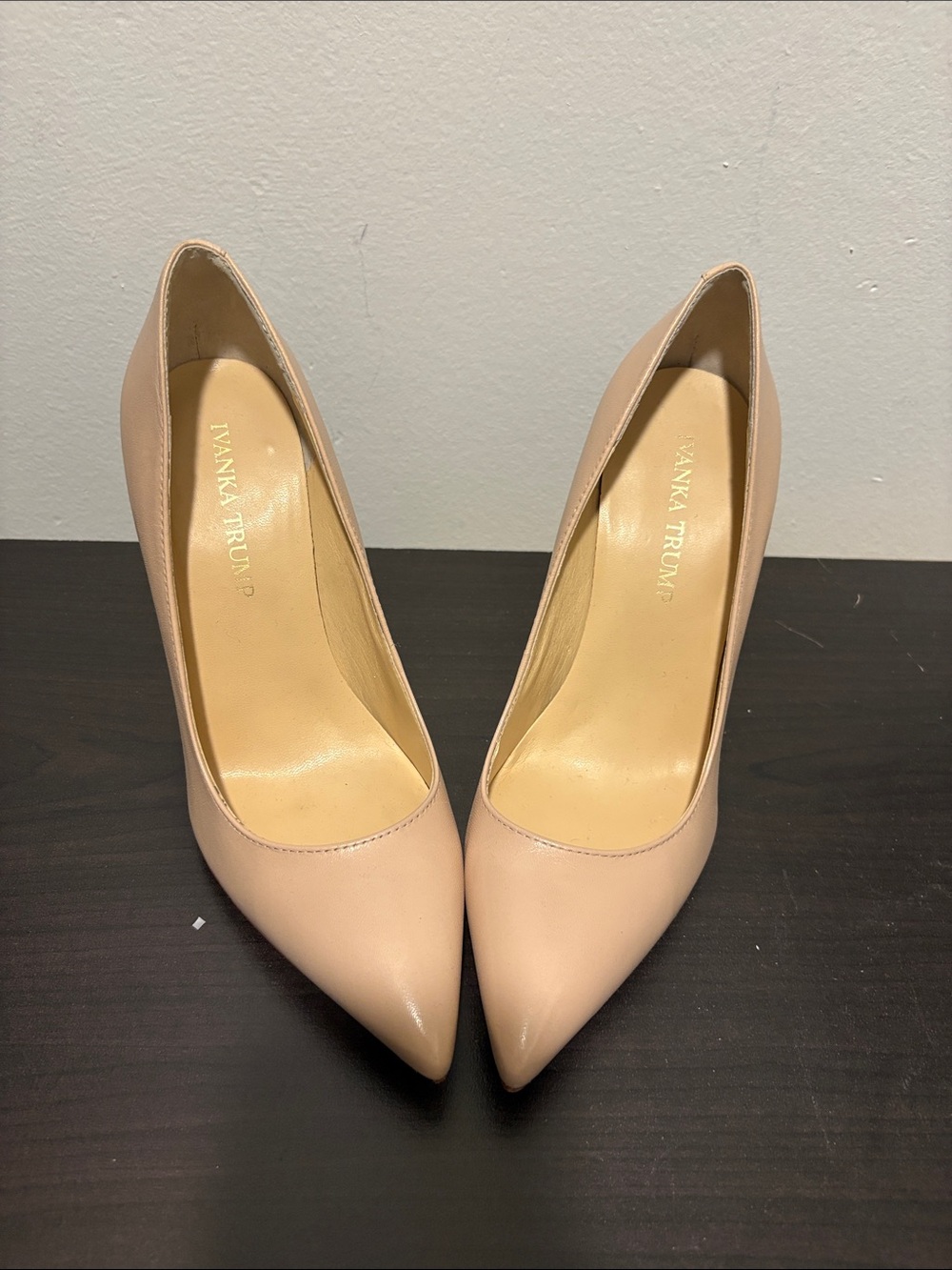 Ivanka Trump Blush Pointed-Toe Stiletto Pumps
